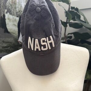 Gray Embroidered Baseball Cap